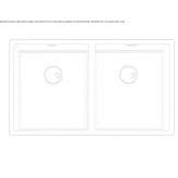 2-bowl stainless steel concealed sink Penicuik