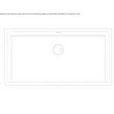 Single built-in stainless steel sink Penicuik