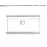 Single undermount stainless steel sink Kirovo