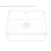 Built-in stainless steel sink Toxtla