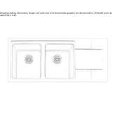 Stainless steel undermount sink with drainer Glazov
