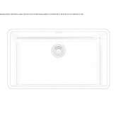 Single undermount stainless steel sink Khebda