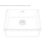 Built-in stainless steel sink Toxtla