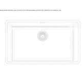 Single undermount stainless steel sink Khebda