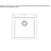 Single undermount stainless steel sink Khebda