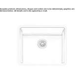Single undermount stainless steel sink Khebda
