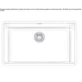 Single undermount stainless steel sink Khebda