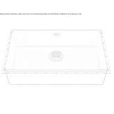 Built-in stainless steel sink Toxtla