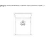 Single undermount stainless steel sink Khebda