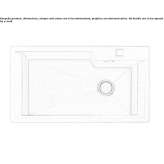 Single undermount stainless steel sink Cimin