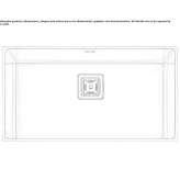 Single stainless steel sink Mongua