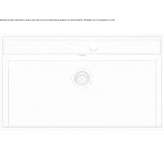 Single built-in stainless steel sink Tavo