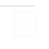 Solid Surface sink for concealed installation Sinesti