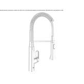 1-hole kitchen faucet with swivel spout Matayaya