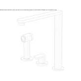 Stainless steel kitchen faucet with pull-out spout Salla