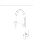Countertop kitchen faucet with a swivel spout Gondrin