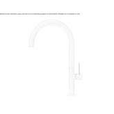 Stainless steel kitchen faucet with swivel spout Conwy