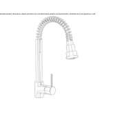 Professional kitchen faucet with pull-out spout Passons