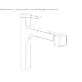 Countertop kitchen faucet with 1 hole and pull-out spout Ondrejov