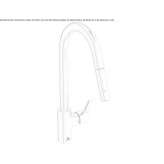 Countertop kitchen faucet with pull-out spout Zerlach