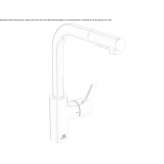 Countertop kitchen faucet with one handle Zerlach