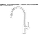 Kitchen faucet on the countertop Patu