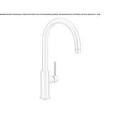 Kitchen faucet on the countertop Huampara