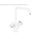 1-hole countertop kitchen faucet Patu