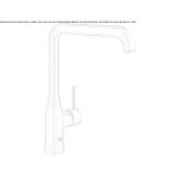 Countertop kitchen faucet with a swivel spout Eidsvag
