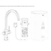 Kitchen faucet/drinking water dispenser Lamonzie