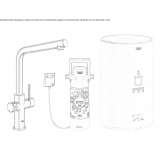 Kitchen faucet/drinking water dispenser Lamonzie