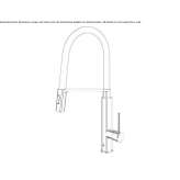 Countertop kitchen faucet with spray Budingen