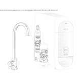 Metal water dispenser Itaguacu