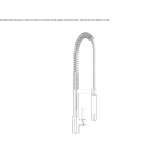 Professional kitchen faucet with one handle Nodeland