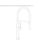 Single-lever kitchen faucet with spray Eidsvag