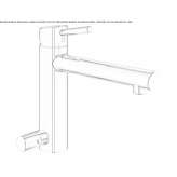 1-hole countertop kitchen faucet with a swivel spout Budingen