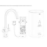 Kitchen faucet/drinking water dispenser Lamonzie
