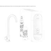 Metal water dispenser Itaguacu