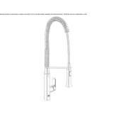1-hole kitchen faucet with swivel spout Matayaya
