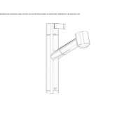Single-lever kitchen faucet with pull-out spout Soeke
