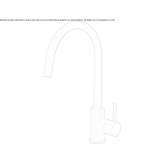 Stainless steel kitchen faucet with swivel spout Loket