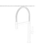 Countertop kitchen faucet made of stainless steel Yolboyu