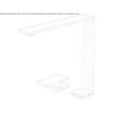 Stainless steel kitchen faucet with single handle Ezhva
