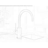 Countertop kitchen faucet with one handle Viddalba