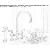 Kitchen faucet with pull-out spout Roteglia