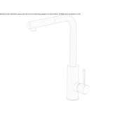 Stainless steel kitchen faucet with swivel spout Boro