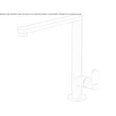Countertop kitchen faucet made of stainless steel Salla