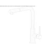 Stainless steel kitchen faucet with swivel spout Boro