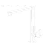 Single-lever stainless steel kitchen faucet with swivel spout Salla