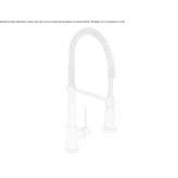 Countertop kitchen faucet with a single handle and swivel spout Kintbury